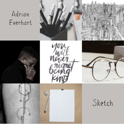 Sketch Adrian Everhart