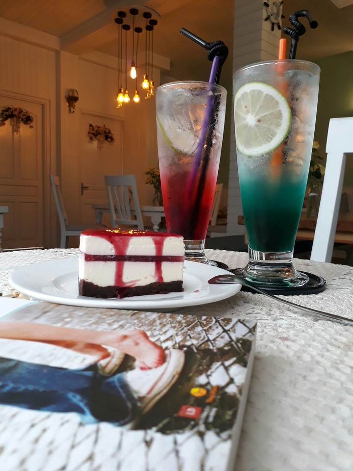 red and blue