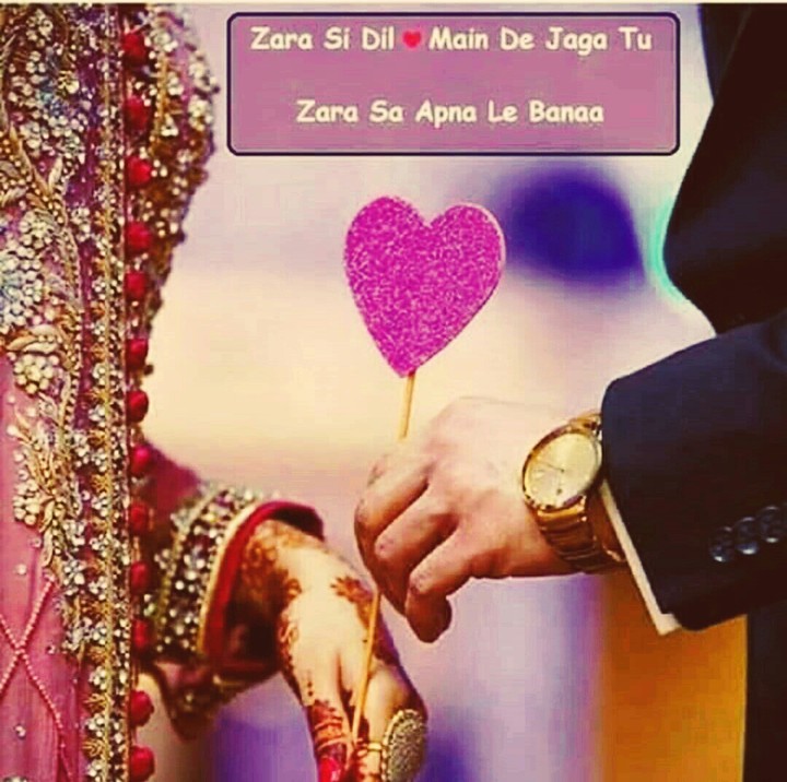 zara si dil mian de jaga thu zara sa apna le bana Oooooooo