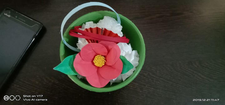 red flowers