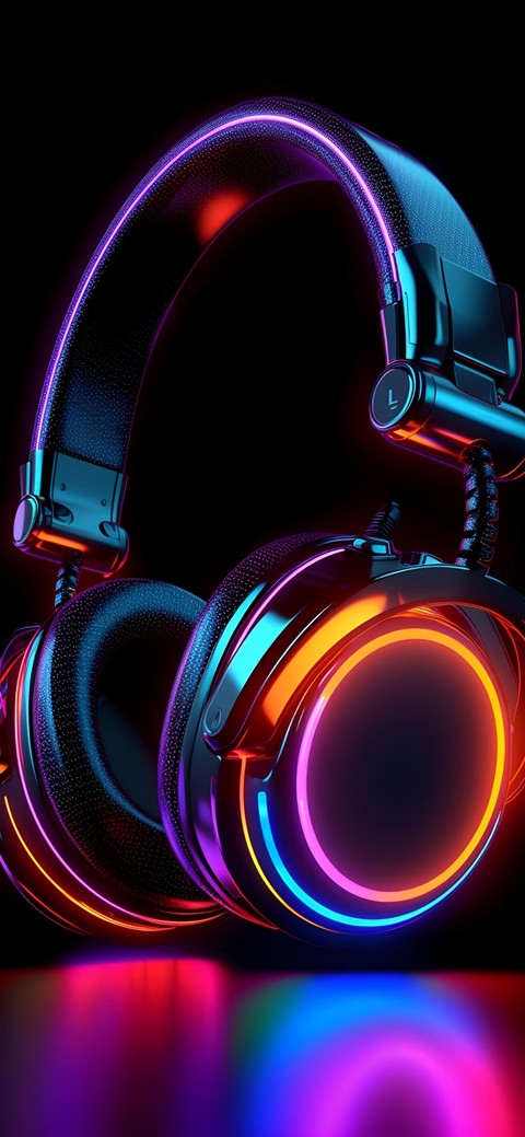 headphones, technology桌布