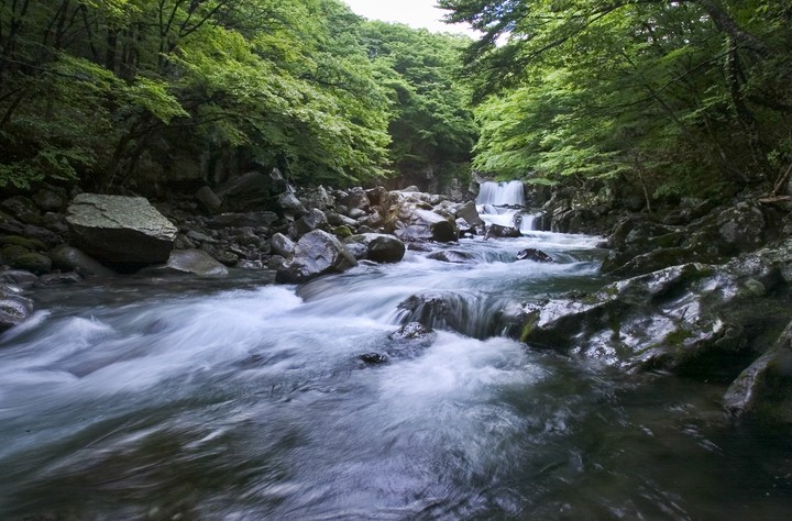 waterfall in jeju