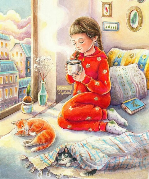 шпалери Painting, illust