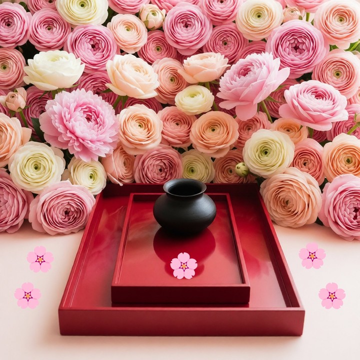 Rosso, nero e fiori
