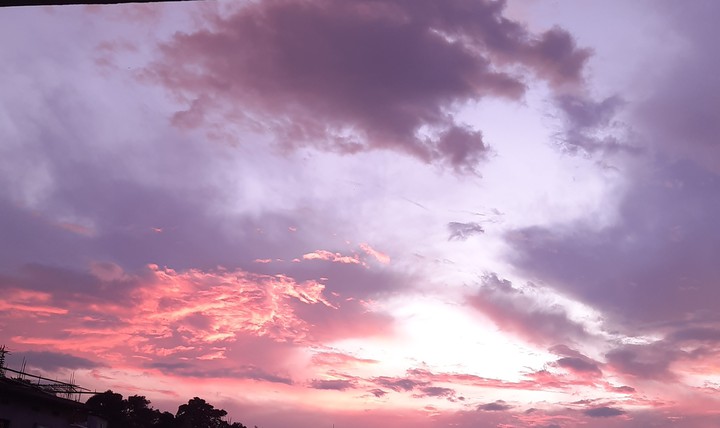pink sky