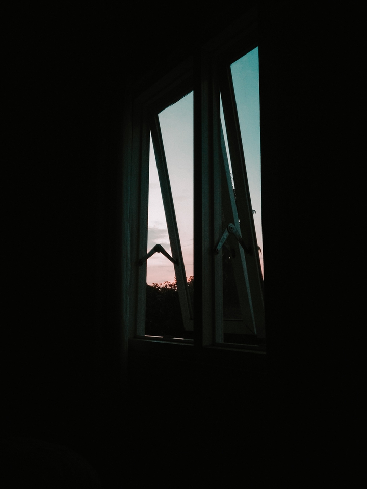 window in the morning