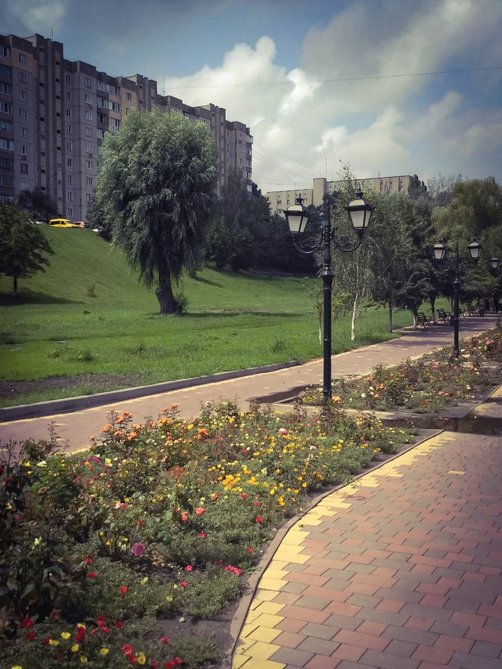 на улицах города