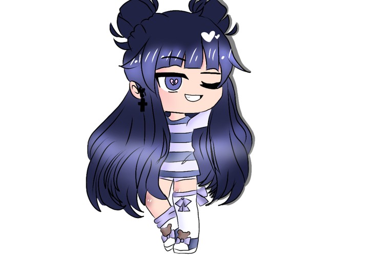 gacha club  (me) edit cool cute malota linda yo ibis paint X