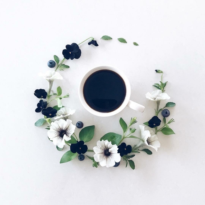 coffee and flowers ❤️