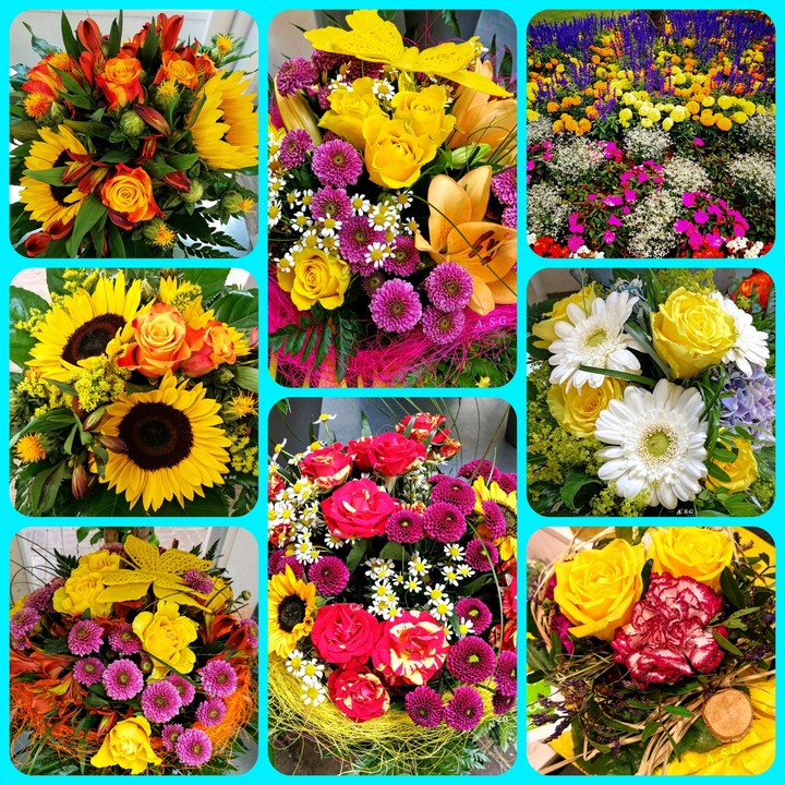 Blumen collage