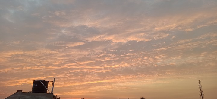 The beauty of the evening Sky ..