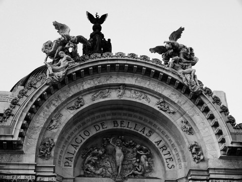 Bellas Artes palace in Mexico City.