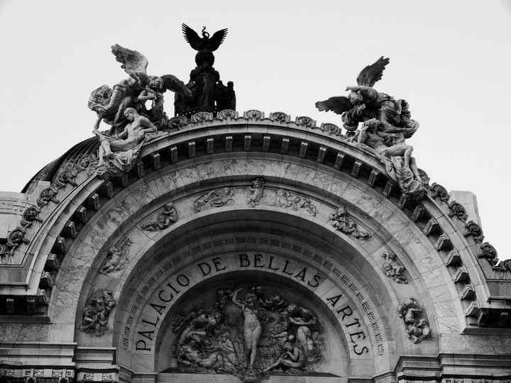 Bellas Artes palace in Mexico City.