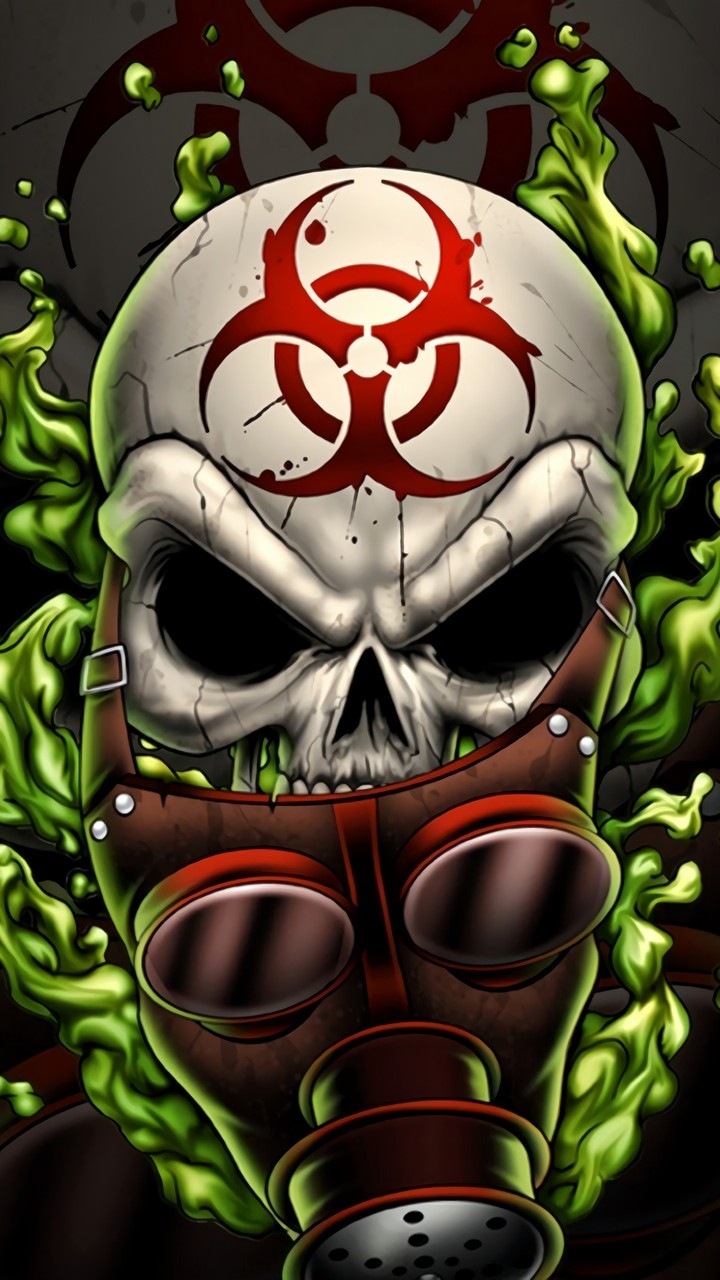 toxic skull