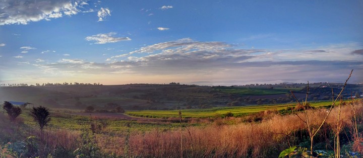 Horizonte y amanecer