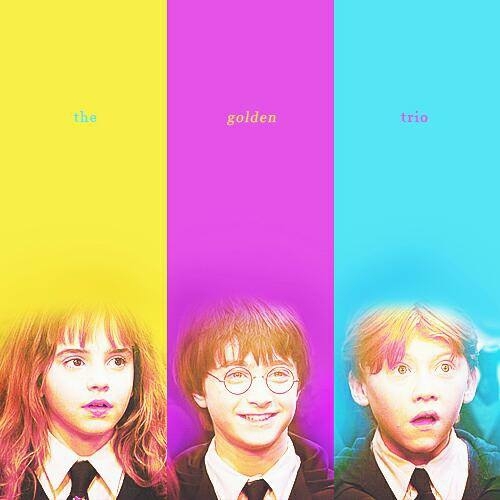 The golden trio! :')