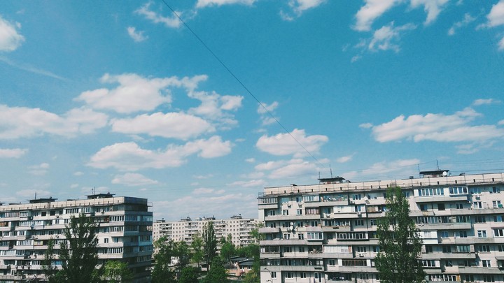 Голубое небо