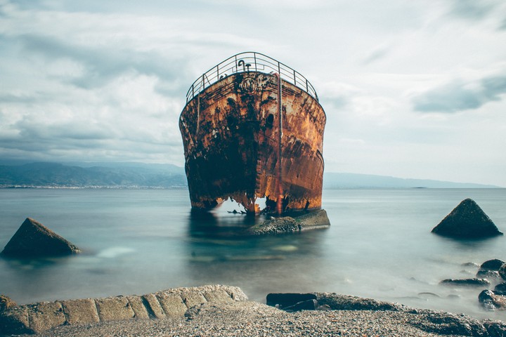 Ship Rusty Ruined