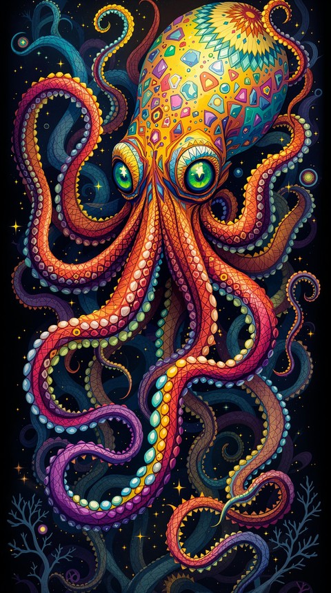 Octopus, design桌布