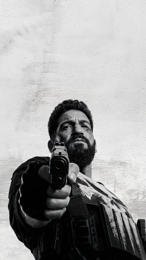 firearm, beard वॉलपेपर