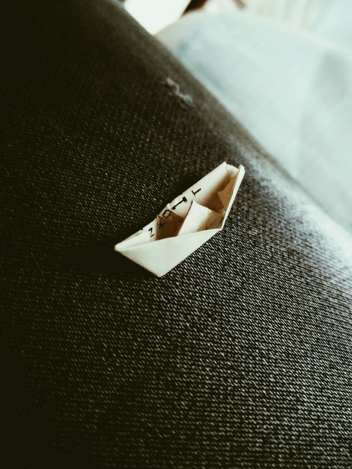 paper boat!