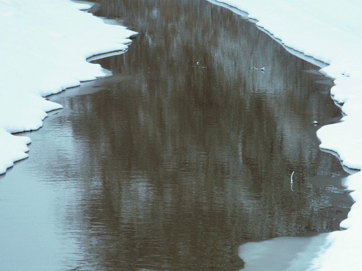 winter river