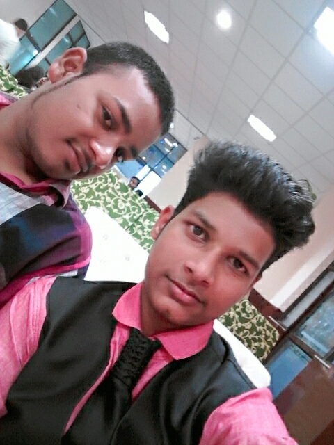 my friend and me
