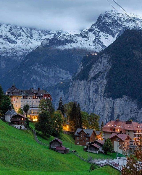 Swiss Mountain Village