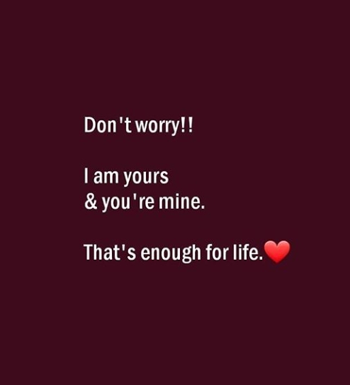 That's enough ❤️