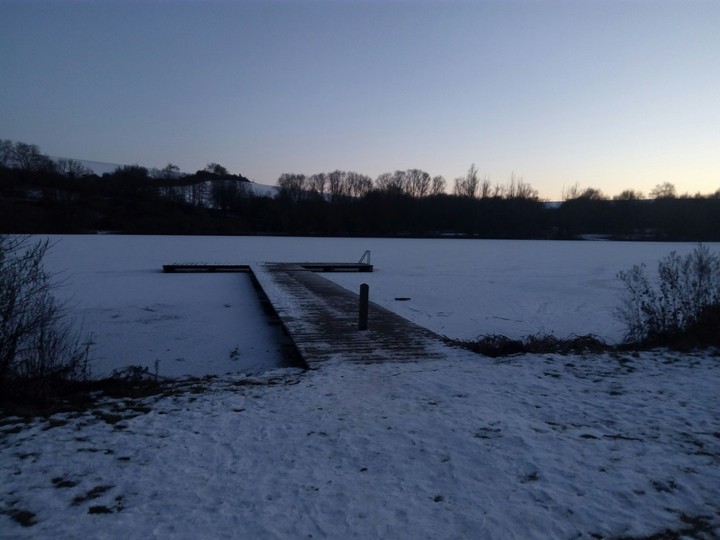 frozen lake