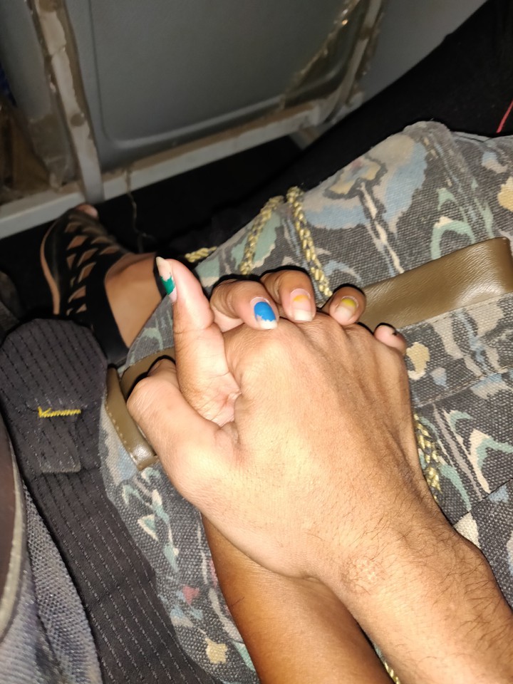 hand on hand