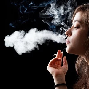 lady smoker