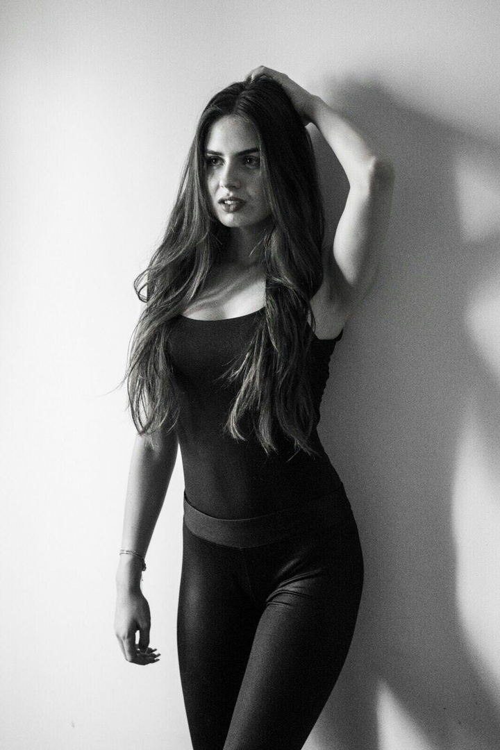 black and white