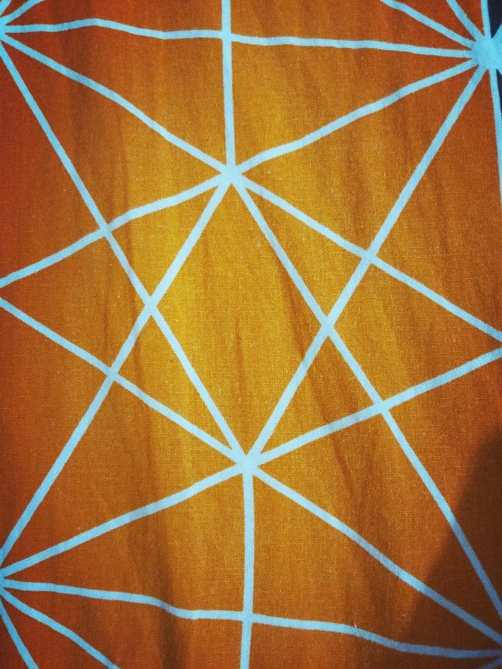 orange Criss cross