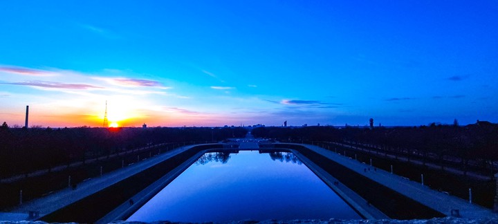 sunrise  in Leipzig