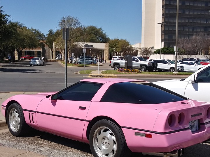 omg I found the Barbie car in Waco TX