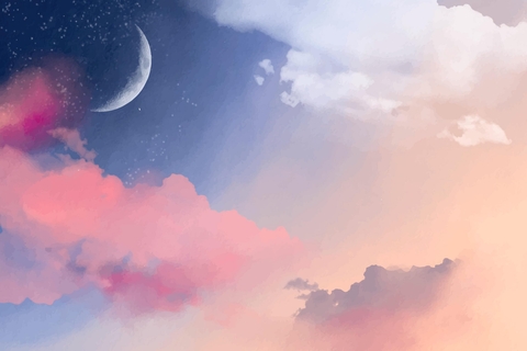 天空, moon壁纸