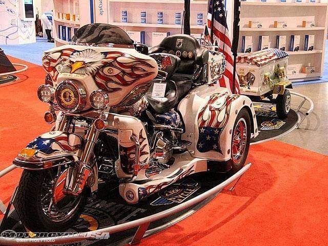 “Funeral Bikes”.... God Bless their souls...
