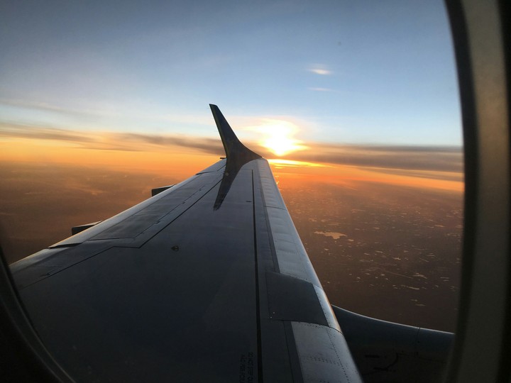 air sunset