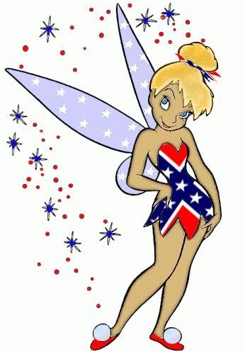 TINKERBELL AMERICAN FLAG