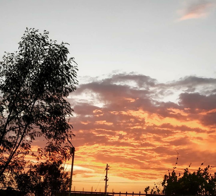pink sky