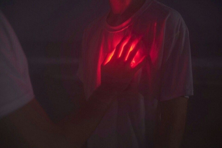 My heart glows when you touch it