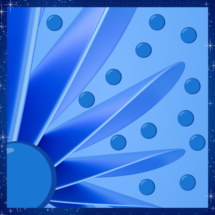 Blue abstraction