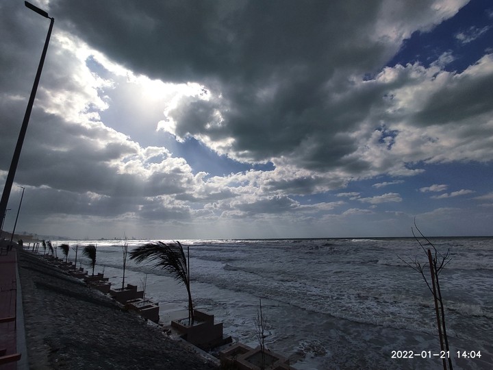 Sunshine through the clouds