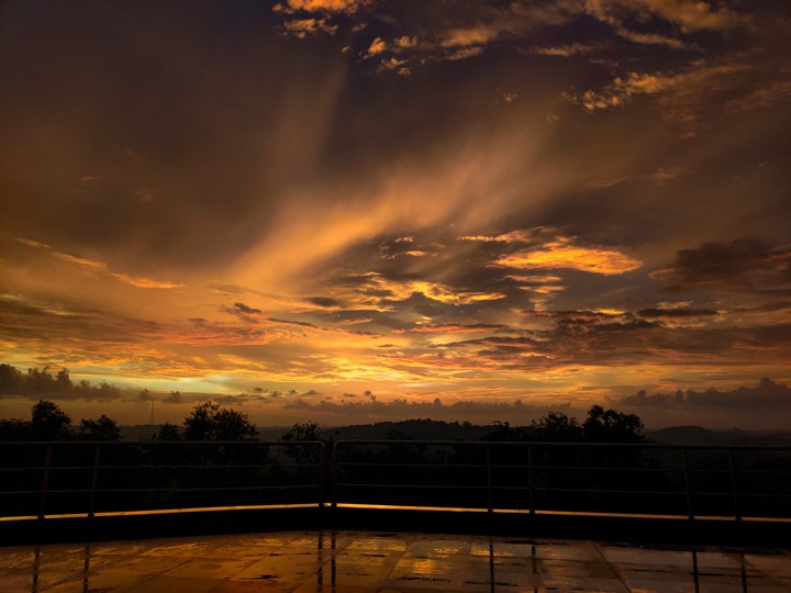 sunset at K'