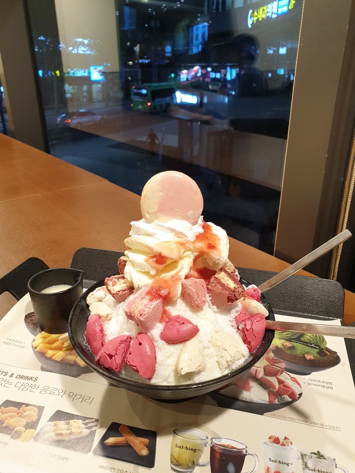 macaron 빙수