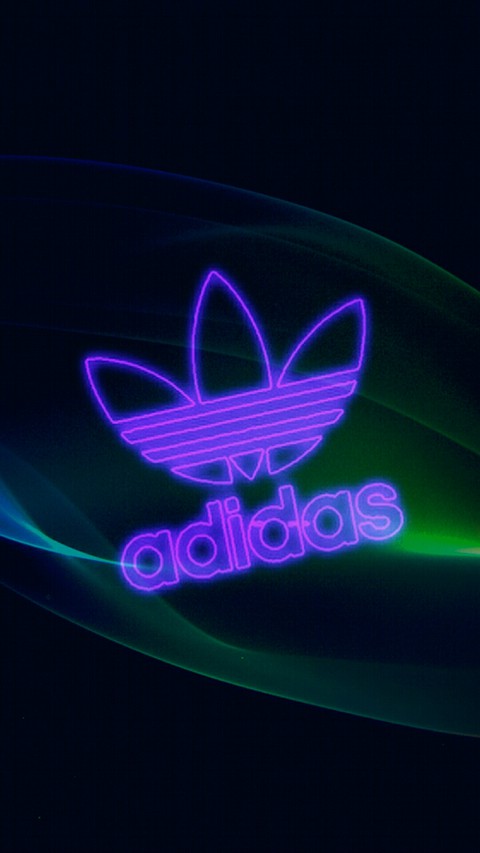 neon glow adidas