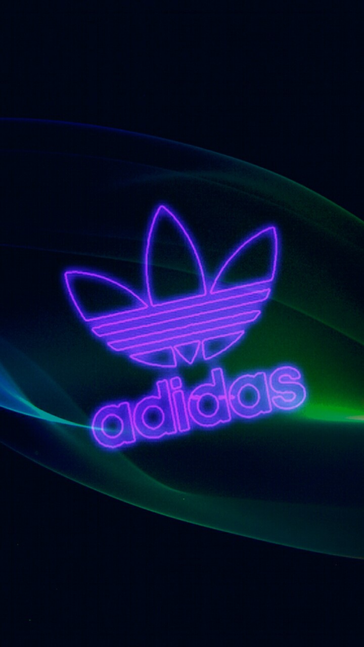 neon glow adidas