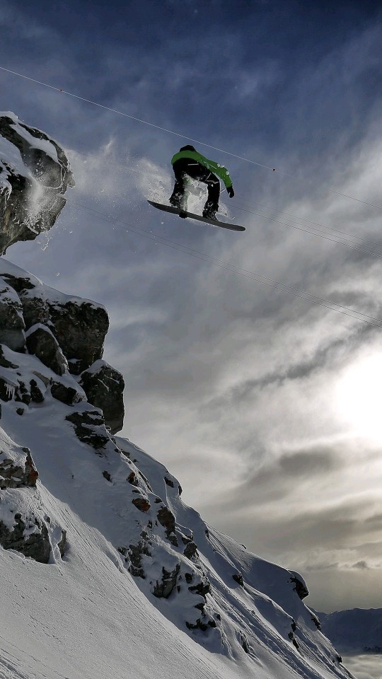 Skieur de haute montagne