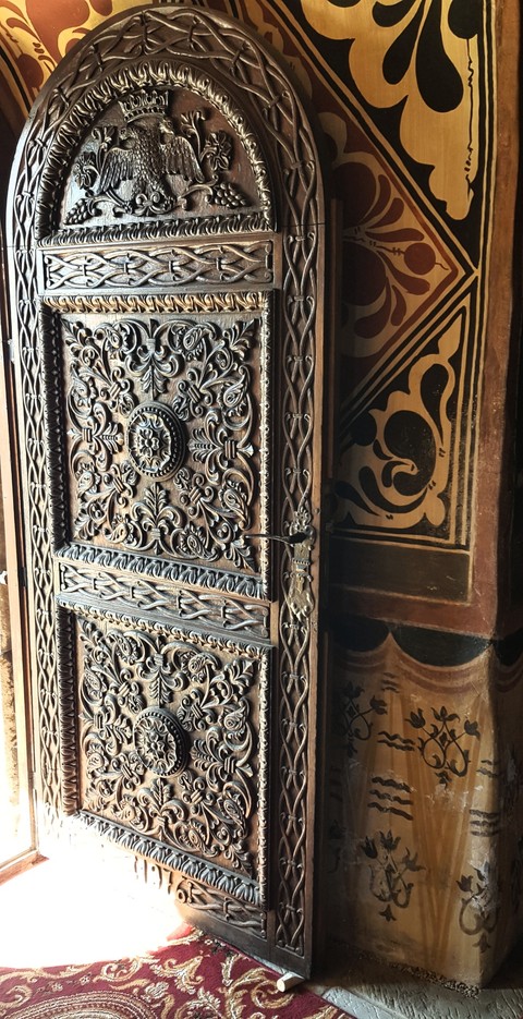 Romanian old church door